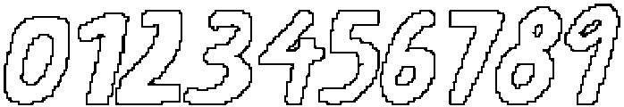 CS Wilkes Pixel Outline otf (400) Font OTHER CHARS
