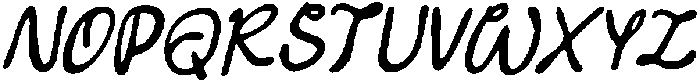 CS Willard Drawn Italic otf (400) Font UPPERCASE