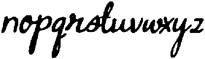 CS Willard Drawn Italic otf (400) Font LOWERCASE