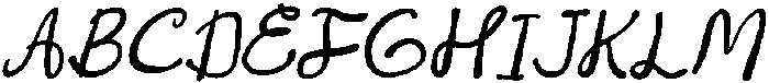 CS Willard Italic otf (400) Font UPPERCASE