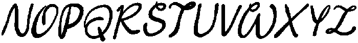 CS Willard Italic otf (400) Font UPPERCASE