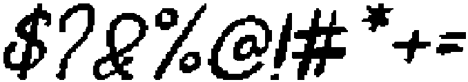 CS Willard Pixel Regular otf (400) Font OTHER CHARS