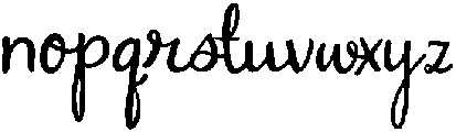 CS Willard Regular otf (400) Font LOWERCASE