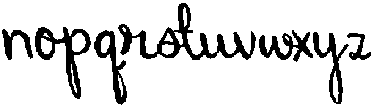 CS Willard Reverse Italic otf (400) Font LOWERCASE