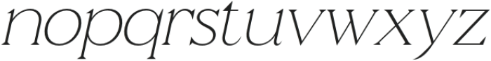 CS Wilona Italic otf (400) Font LOWERCASE