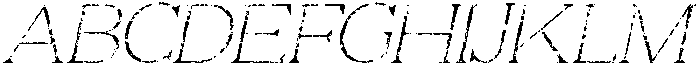 CS Wilona Stamp Italic otf (400) Font UPPERCASE