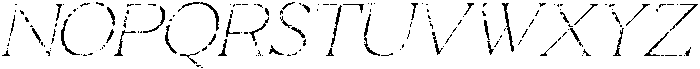 CS Wilona Stamp Italic otf (400) Font UPPERCASE