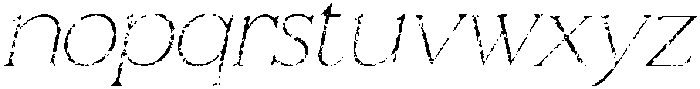 CS Wilona Stamp Italic otf (400) Font LOWERCASE