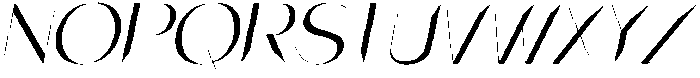 CS Wokley Italic otf (400) Font UPPERCASE