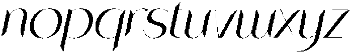 CS Wokley Italic otf (400) Font LOWERCASE