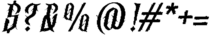 CS Wraith Italic otf (400) Font OTHER CHARS