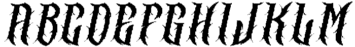 CS Wraith Italic otf (400) Font UPPERCASE