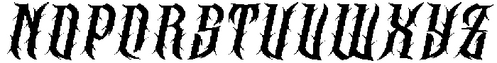 CS Wraith Italic otf (400) Font UPPERCASE