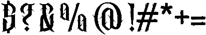 CS Wraith Regular otf (400) Font OTHER CHARS