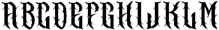 CS Wraith Regular otf (400) Font UPPERCASE