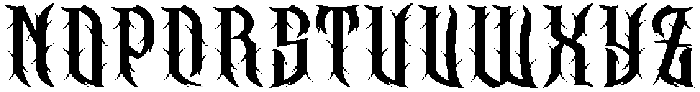 CS Wraith Regular otf (400) Font UPPERCASE