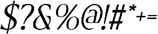 CS Yaeger Italic otf (400) Font OTHER CHARS