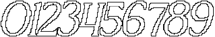 CS Yaeger Pixel Outline otf (400) Font OTHER CHARS