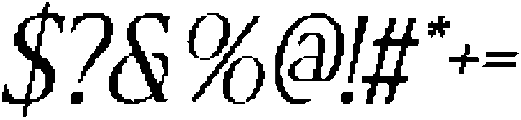 CS Yaeger Pixel Regular otf (400) Font OTHER CHARS