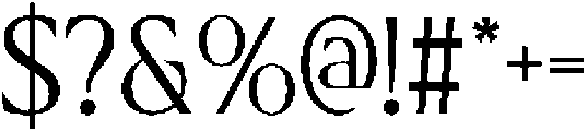 CS Yaeger Regular otf (400) Font OTHER CHARS