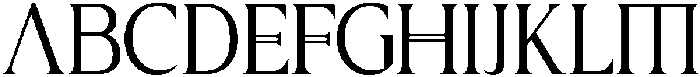 CS Yaeger Regular otf (400) Font UPPERCASE