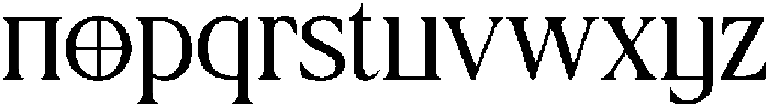 CS Yaeger Regular otf (400) Font LOWERCASE