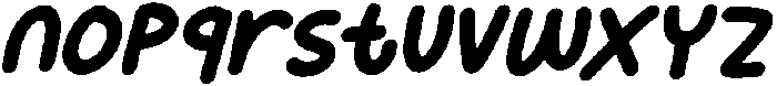 CS Yonder Italic otf (400) Font LOWERCASE