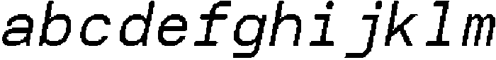 CSAliceMonoPixel-Regular otf (400) FONT