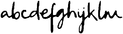CSAlyakaDrawn-Regular otf (400) Font LOWERCASE