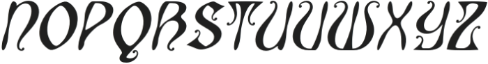 CSAmapolaDrawn-Italic otf (400) Font UPPERCASE