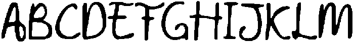CSAmiliaDrawn-Regular otf (400) Font UPPERCASE