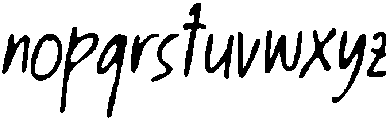 CSAmintaDrawn-Regular otf (400) Font LOWERCASE