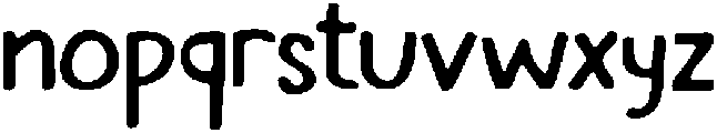 CSAmiyaDrawn-Regular otf (400) Font LOWERCASE