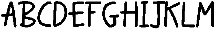 CSAndoverDrawn-Regular otf (400) Font UPPERCASE