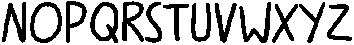 CSAndoverDrawn-Regular otf (400) Font UPPERCASE