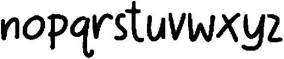 CSAndoverDrawn-Regular otf (400) Font LOWERCASE