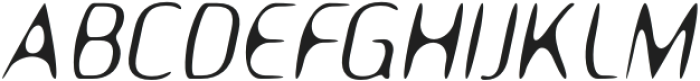 CSAnzeliaDrawn-Italic otf (400) Font UPPERCASE