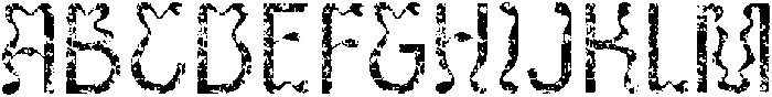 CSAquiverStamp-Regular otf (400) Font UPPERCASE