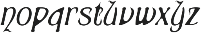 CSArcaneDrawn-Italic otf (400) Font LOWERCASE