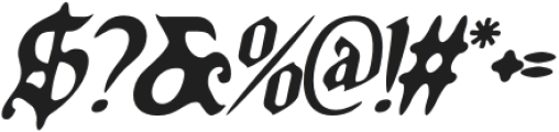 CSArthemisDrawn-Italic otf (400) Font OTHER CHARS