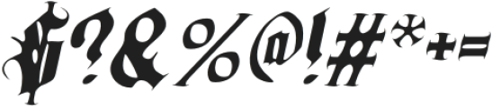 CSAspenDrawn-Italic otf (400) Font OTHER CHARS