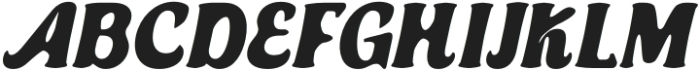 CSAsteriaDrawn-Italic otf (400) Font UPPERCASE