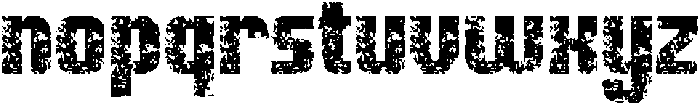 CSAvoidStamp-Regular otf (400) Font LOWERCASE