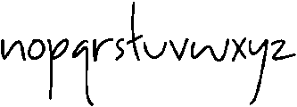 CSBamilleDrawn-Regular otf (400) Font LOWERCASE