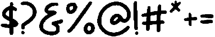 CSBarbaraDrawn-Regular otf (400) Font OTHER CHARS