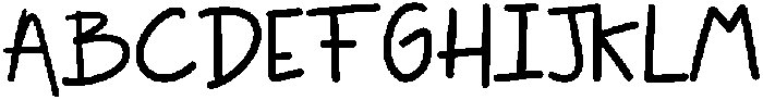 CSBarbaraDrawn-Regular otf (400) Font UPPERCASE