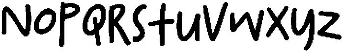 CSBarbaraDrawn-Regular otf (400) Font LOWERCASE