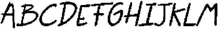 CSBarbaraPixel-Regular otf (400) Font UPPERCASE