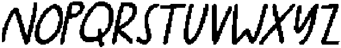 CSBarbaraPixel-Regular otf (400) Font UPPERCASE