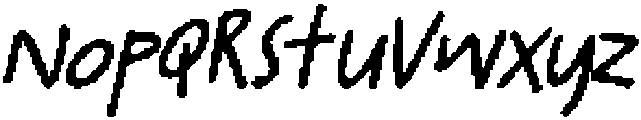CSBarbaraPixel-Regular otf (400) Font LOWERCASE